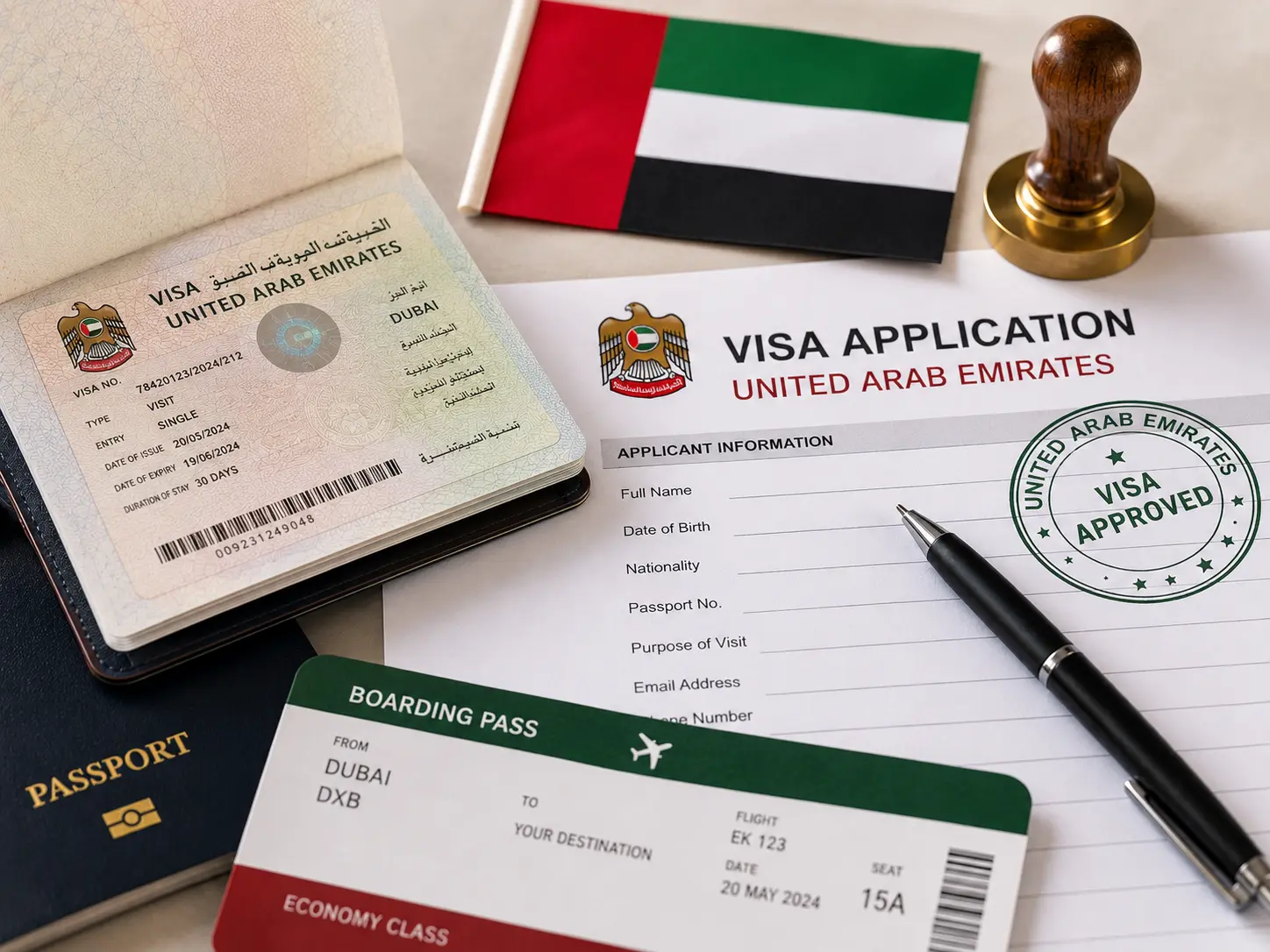 Visa Emirats